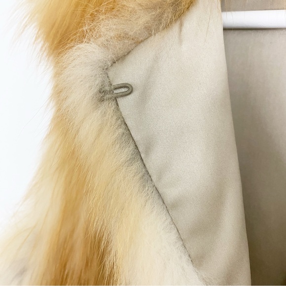 NEW Michael by Michael Kors XS Genuine Fox Fur Vest - Picture 5 of 11